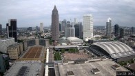 Archiv Foto Webcam Blick von Frankfurter Messe auf die Skyline 15:00