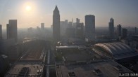 Archiv Foto Webcam Blick von Frankfurter Messe auf die Skyline 05:00