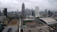 Archiv Foto Webcam Blick von Frankfurter Messe auf die Skyline 11:00