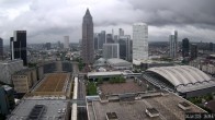 Archiv Foto Webcam Blick von Frankfurter Messe auf die Skyline 17:00