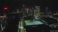 Archiv Foto Webcam Blick von Frankfurter Messe auf die Skyline 01:00