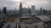 Archiv Foto Webcam Blick von Frankfurter Messe auf die Skyline 05:00