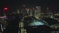 Archiv Foto Webcam Blick von Frankfurter Messe auf die Skyline 01:00