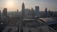 Archiv Foto Webcam Blick von Frankfurter Messe auf die Skyline 05:00