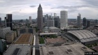 Archiv Foto Webcam Blick von Frankfurter Messe auf die Skyline 15:00
