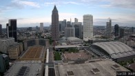 Archiv Foto Webcam Blick von Frankfurter Messe auf die Skyline 17:00