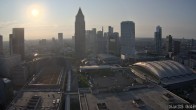Archiv Foto Webcam Blick von Frankfurter Messe auf die Skyline 05:00