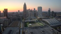 Archiv Foto Webcam Blick von Frankfurter Messe auf die Skyline 03:00