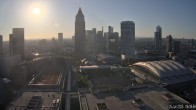 Archiv Foto Webcam Blick von Frankfurter Messe auf die Skyline 05:00