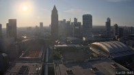 Archiv Foto Webcam Blick von Frankfurter Messe auf die Skyline 05:00
