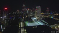 Archiv Foto Webcam Blick von Frankfurter Messe auf die Skyline 01:00