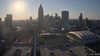 Archiv Foto Webcam Blick von Frankfurter Messe auf die Skyline 05:00