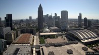 Archiv Foto Webcam Blick von Frankfurter Messe auf die Skyline 09:00