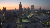 Archiv Foto Webcam Blick von Frankfurter Messe auf die Skyline 03:00
