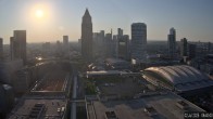 Archiv Foto Webcam Blick von Frankfurter Messe auf die Skyline 05:00