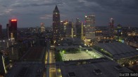Archiv Foto Webcam Blick von Frankfurter Messe auf die Skyline 03:00