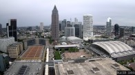 Archiv Foto Webcam Blick von Frankfurter Messe auf die Skyline 11:00