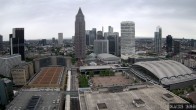 Archiv Foto Webcam Blick von Frankfurter Messe auf die Skyline 17:00