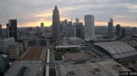 Archiv Foto Webcam Blick von Frankfurter Messe auf die Skyline 05:00