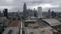 Archiv Foto Webcam Blick von Frankfurter Messe auf die Skyline 09:00