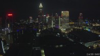 Archived image Webcam Frankfurt: View at the Skyline 23:00