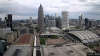 Archiv Foto Webcam Blick von Frankfurter Messe auf die Skyline 15:00