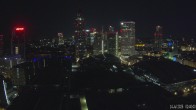 Archiv Foto Webcam Blick von Frankfurter Messe auf die Skyline 01:00