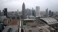 Archiv Foto Webcam Blick von Frankfurter Messe auf die Skyline 04:00