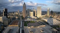 Archived image Webcam Frankfurt: View at the Skyline 19:00