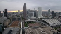 Archiv Foto Webcam Blick von Frankfurter Messe auf die Skyline 05:00