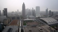 Archiv Foto Webcam Blick von Frankfurter Messe auf die Skyline 06:00