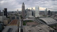 Archiv Foto Webcam Blick von Frankfurter Messe auf die Skyline 17:00