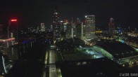 Archiv Foto Webcam Blick von Frankfurter Messe auf die Skyline 01:00