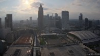 Archiv Foto Webcam Blick von Frankfurter Messe auf die Skyline 06:00