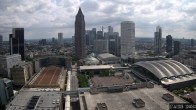 Archiv Foto Webcam Blick von Frankfurter Messe auf die Skyline 09:00
