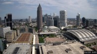 Archived image Webcam Frankfurt: View at the Skyline 13:00