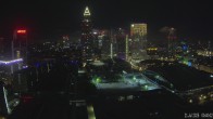 Archived image Webcam Frankfurt: View at the Skyline 23:00