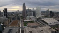 Archiv Foto Webcam Blick von Frankfurter Messe auf die Skyline 06:00