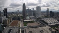 Archiv Foto Webcam Blick von Frankfurter Messe auf die Skyline 09:00