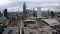 Archiv Foto Webcam Blick von Frankfurter Messe auf die Skyline 17:00