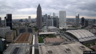 Archiv Foto Webcam Blick von Frankfurter Messe auf die Skyline 07:00
