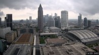 Archiv Foto Webcam Blick von Frankfurter Messe auf die Skyline 09:00