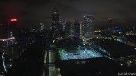 Archiv Foto Webcam Blick von Frankfurter Messe auf die Skyline 01:00