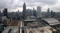 Archiv Foto Webcam Blick von Frankfurter Messe auf die Skyline 09:00