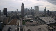 Archiv Foto Webcam Blick von Frankfurter Messe auf die Skyline 17:00