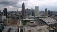 Archiv Foto Webcam Blick von Frankfurter Messe auf die Skyline 11:00