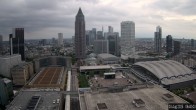 Archiv Foto Webcam Blick von Frankfurter Messe auf die Skyline 05:00