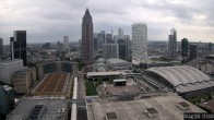 Archiv Foto Webcam Blick von Frankfurter Messe auf die Skyline 06:00