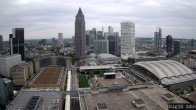 Archiv Foto Webcam Blick von Frankfurter Messe auf die Skyline 09:00