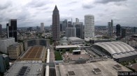 Archiv Foto Webcam Blick von Frankfurter Messe auf die Skyline 11:00